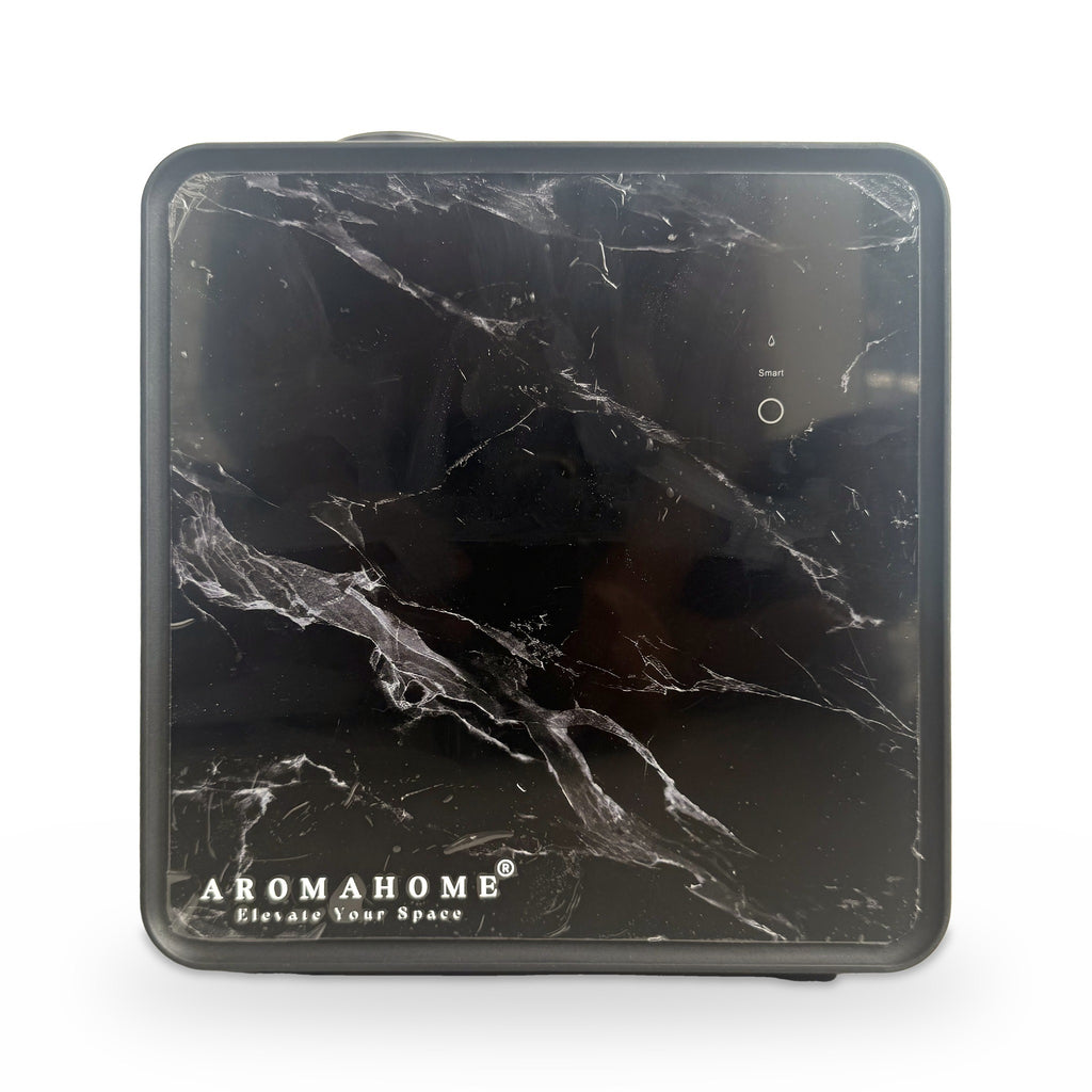 Difusor inteligente grande mármol negro Aroma Home – vista frontal