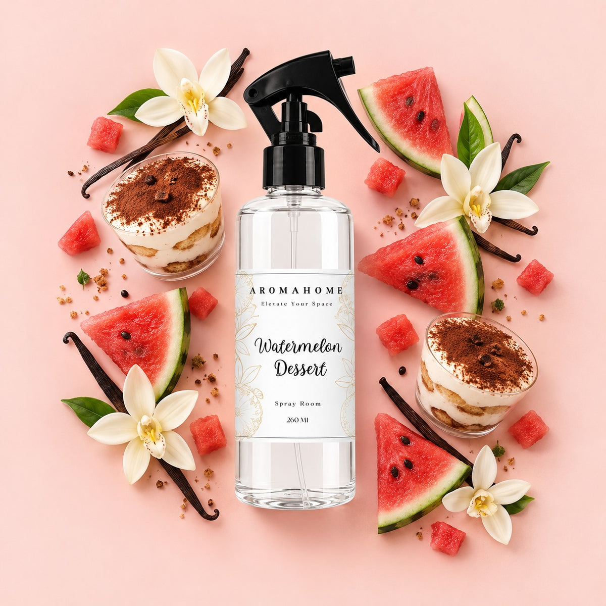 Spray Room Watermelon Dessert con sandía y vainilla – Aroma Home